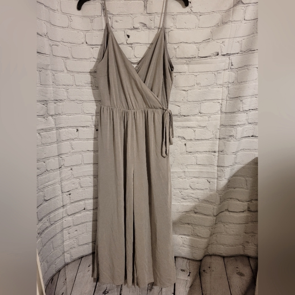 Sienna Sky Dusky Grey romper with side tie size medium
